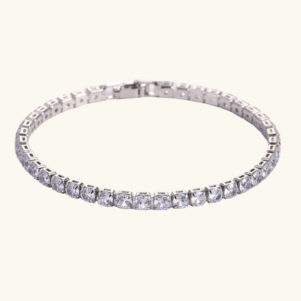 Silver tennis bracelet | Lucy