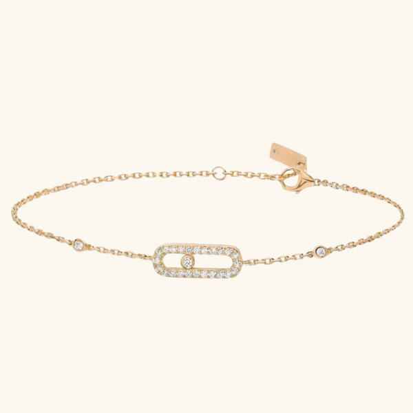 Gold Diamond Bracelet | Stacy