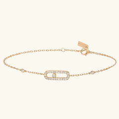 Gold Diamond Bracelet | Stacy