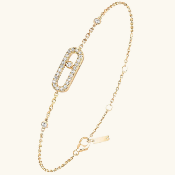 Gold Diamond Bracelet | Stacy