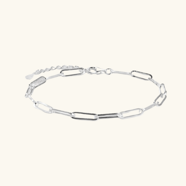 Silver link bracelet | Olivia