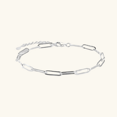 Silver link bracelet | Olivia