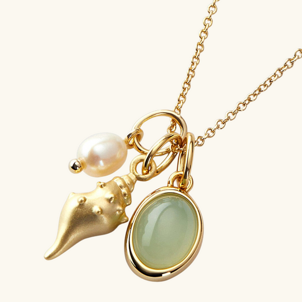 Gold Seashell Necklace | May