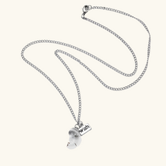 Silver Crystal Pendant Necklace | Alena