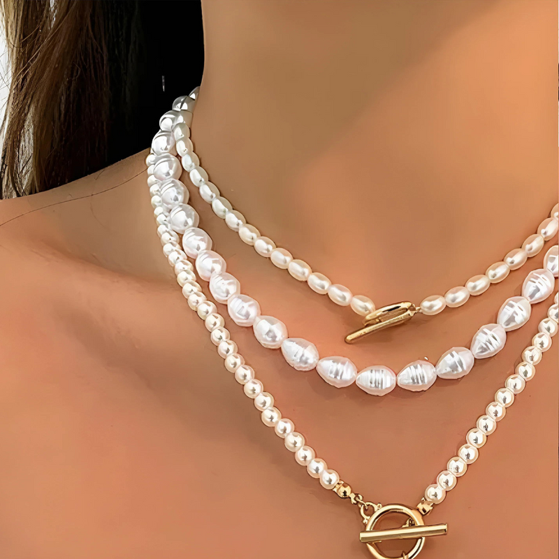 Pearl necklace set | Camille