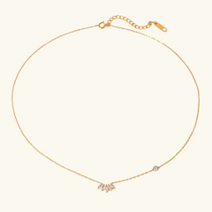 Gold Diamond Necklace | Adriana