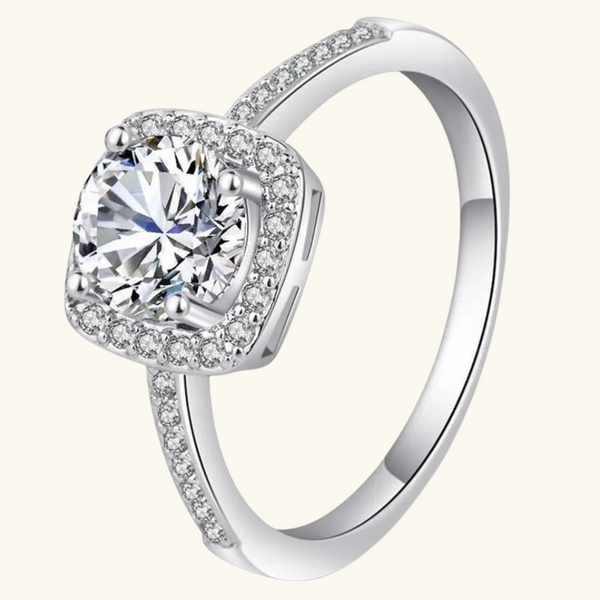 Silver diamond ring | Audrey