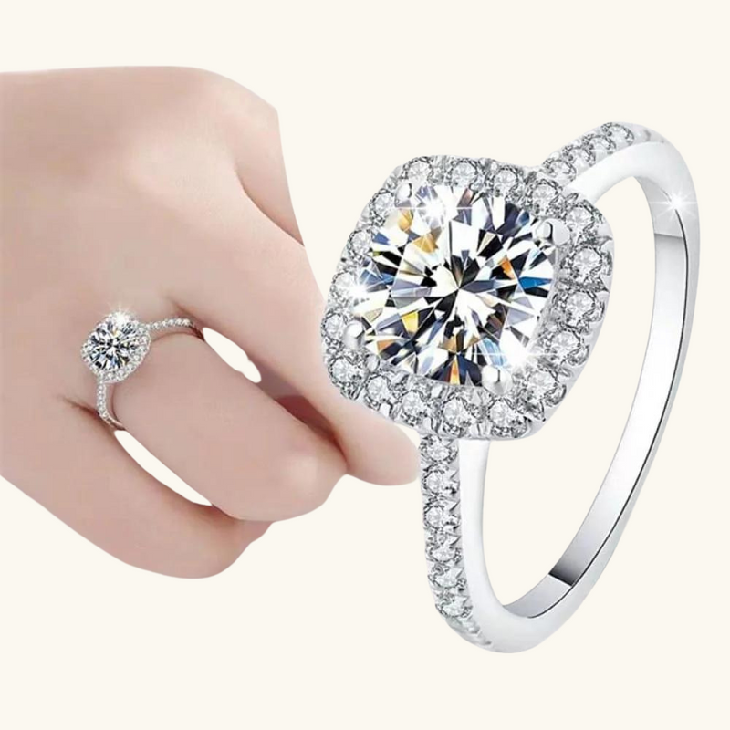 Silver diamond ring | Audrey