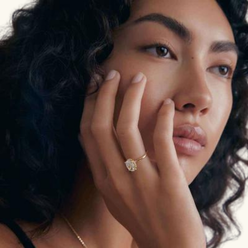 Gold diamond ring | Tiffany