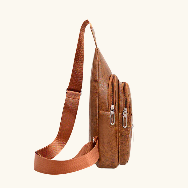 Leather crossbody bag | Scott