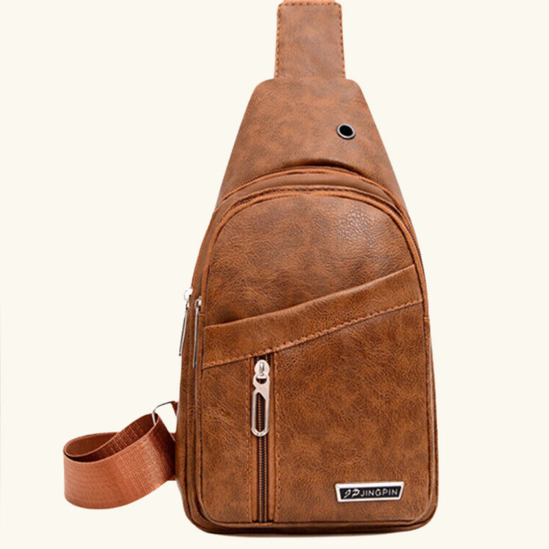 Leather crossbody bag | Scott