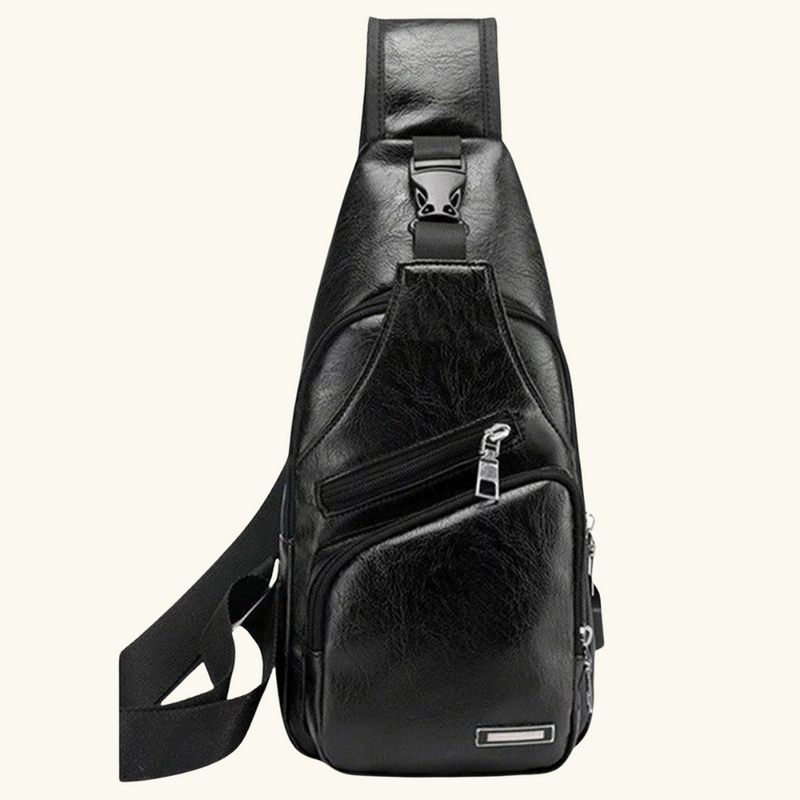 Leather crossbody bag | Scott