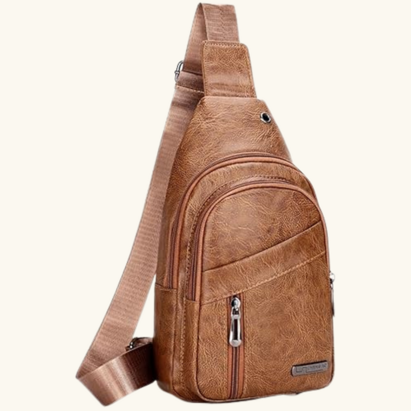 Leather crossbody bag | Scott