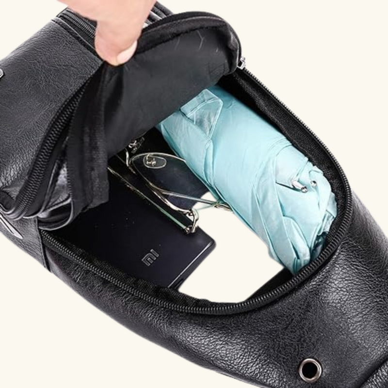Leather crossbody bag | Scott