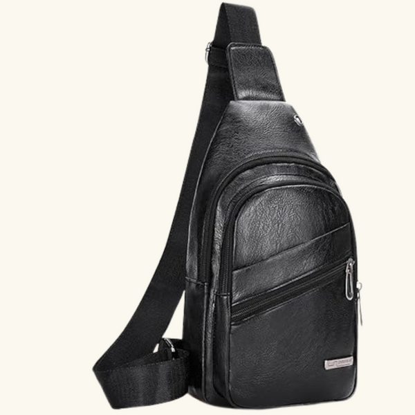 Leather crossbody bag | Scott