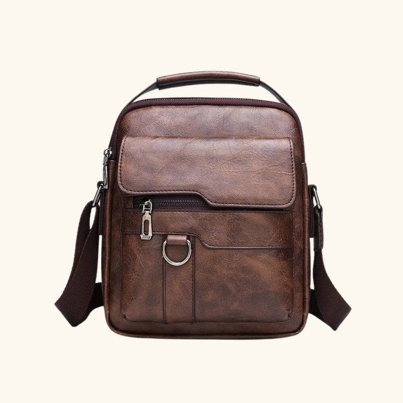 Leather side bag | William