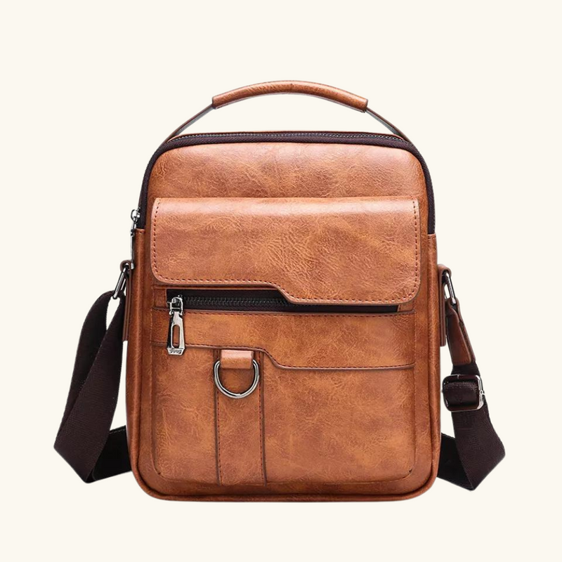 Leather side bag | William