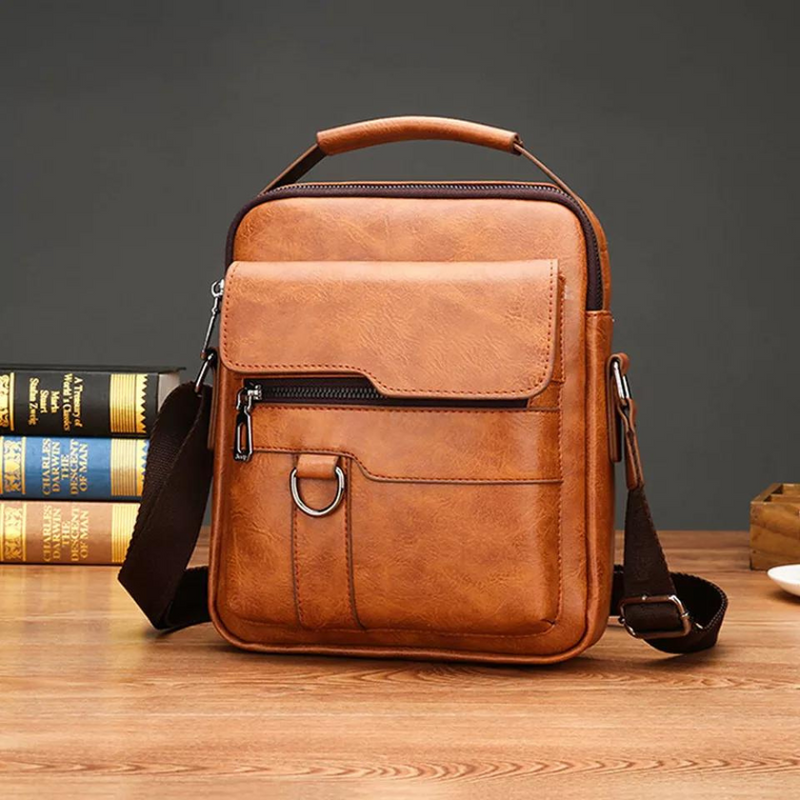 Leather side bag | William