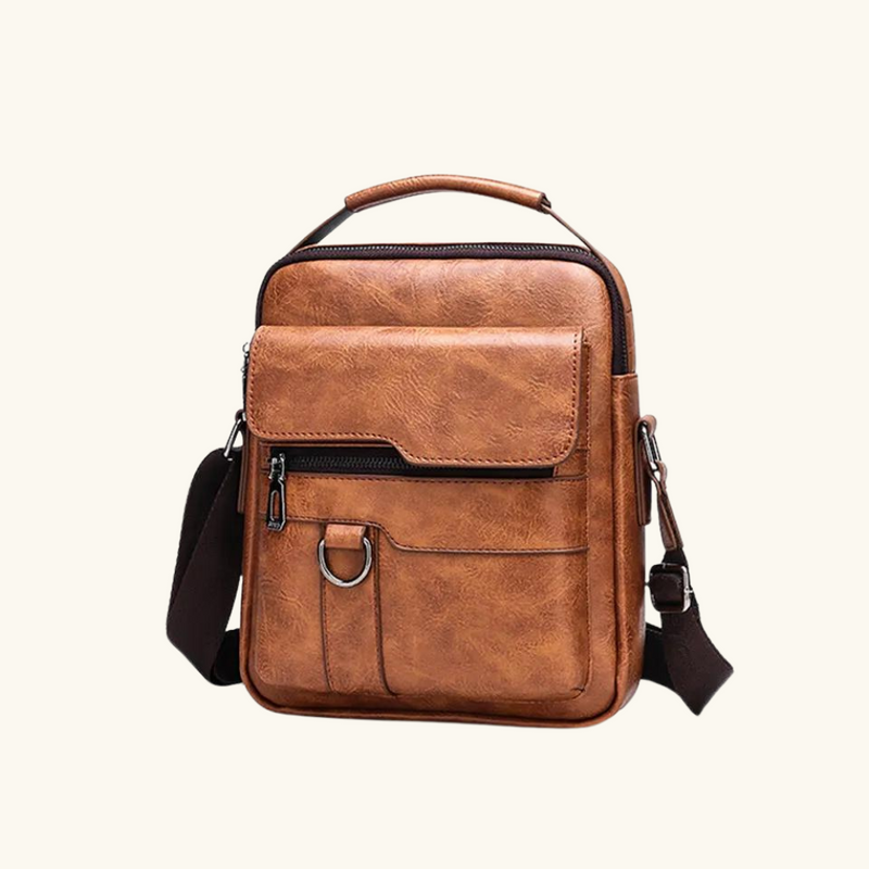 Leather side bag | William