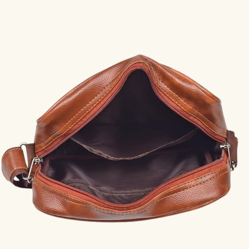 Leather side bag | William