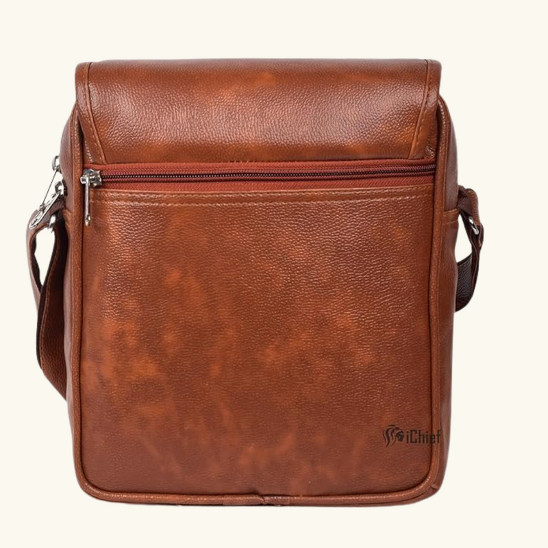 Leather side bag | William