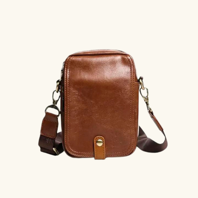 Leather side bag | Lucas