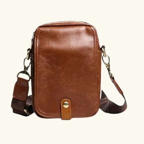 Leather side bag | Lucas