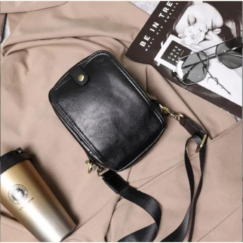 Leather side bag | Lucas