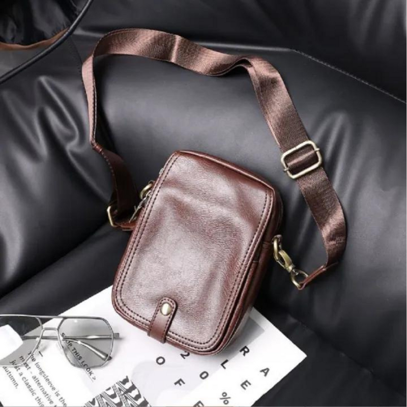 Leather side bag | Lucas