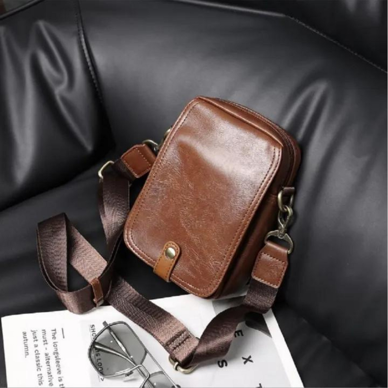 Leather side bag | Lucas