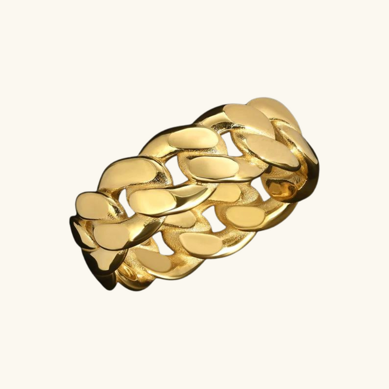 Gold Link Ring | Johnny