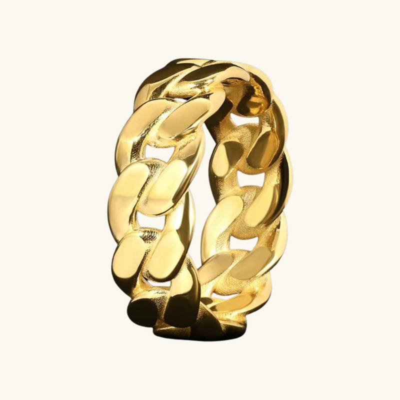 Gold Link Ring | Johnny