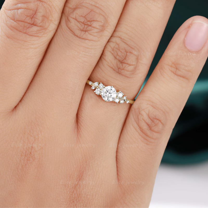 Gold diamond ring | Riley