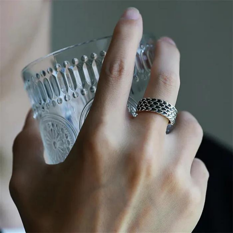 Silver ring | Dragon's tail