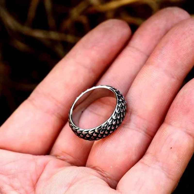Silver ring | Dragon's tail