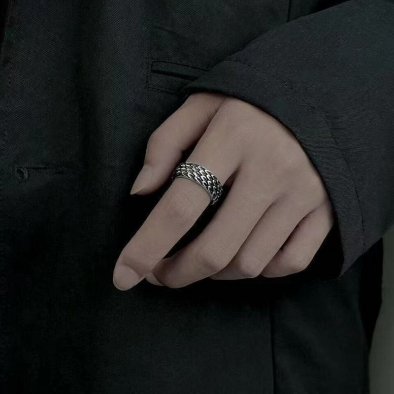 Silver ring | Dragon's tail
