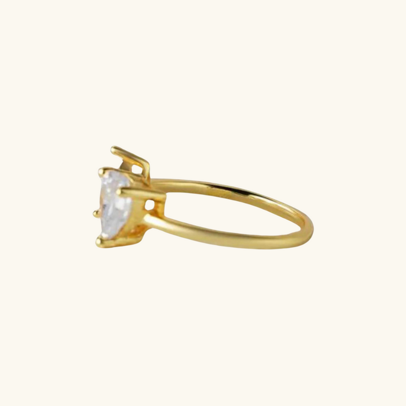 Double Diamond Gold Ring | Sophia