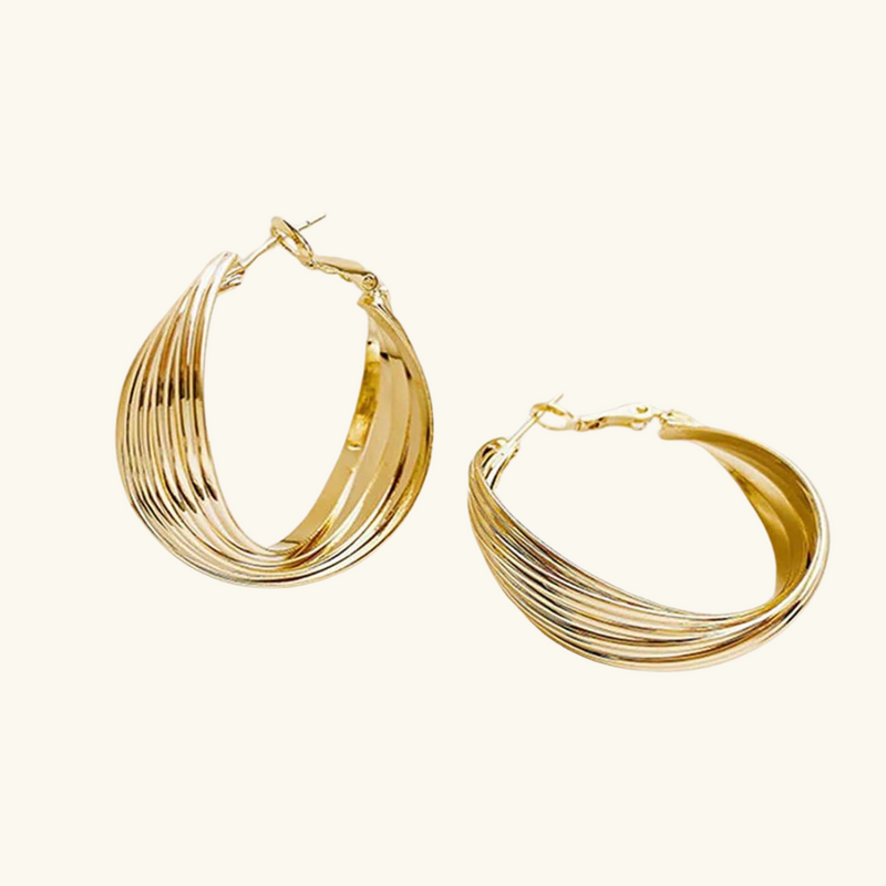 Ashley Gold Hoop Earrings