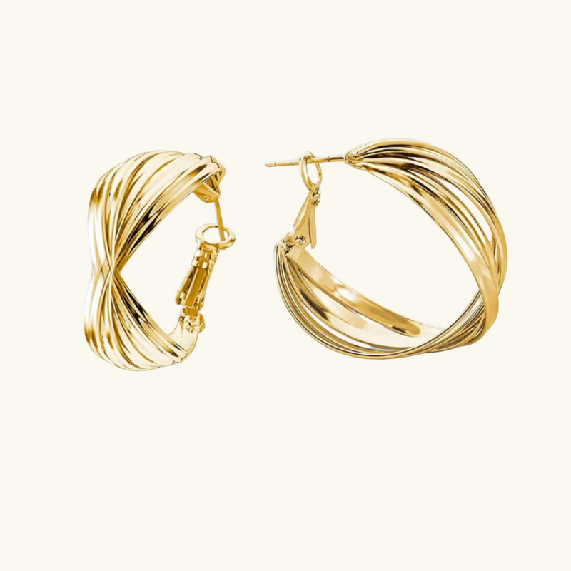 Ashley Gold Hoop Earrings