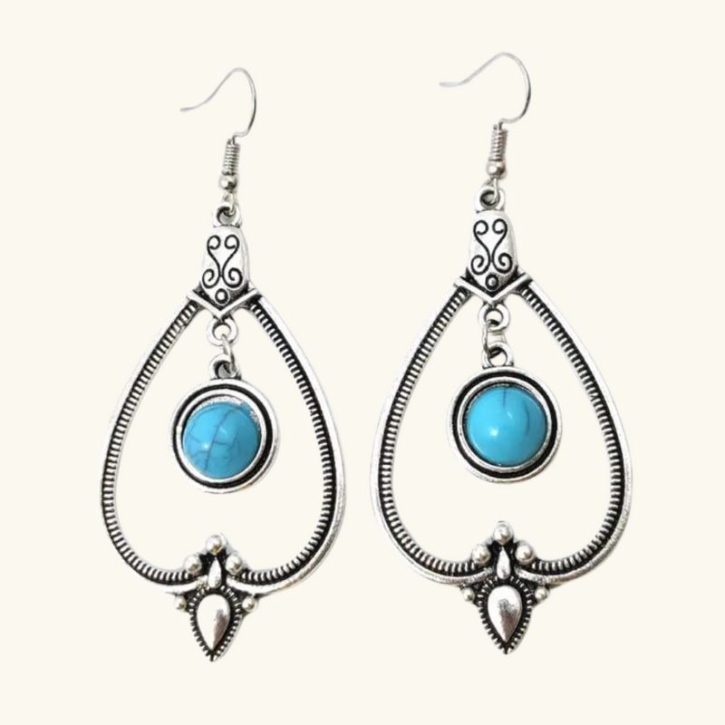 Silver Teardrop Earrings | Hannah