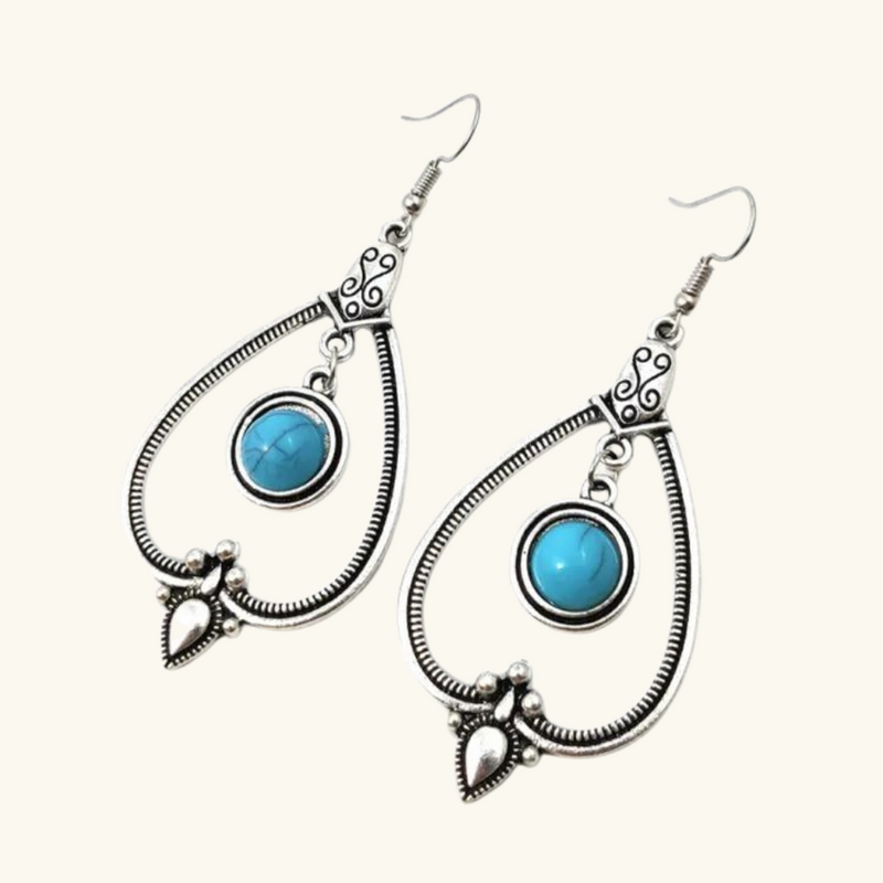 Silver Teardrop Earrings | Hannah