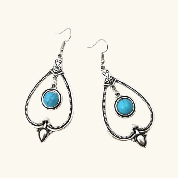 Silver Teardrop Earrings | Hannah