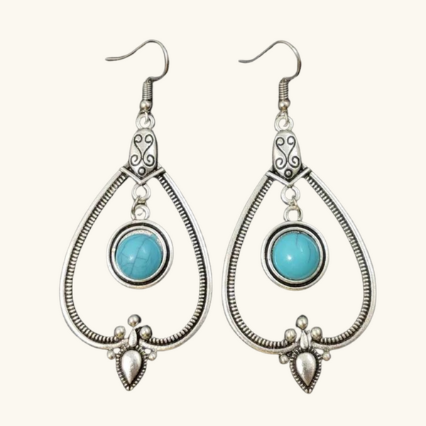 Silver Teardrop Earrings | Hannah