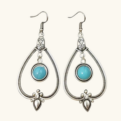 Silver Teardrop Earrings | Hannah