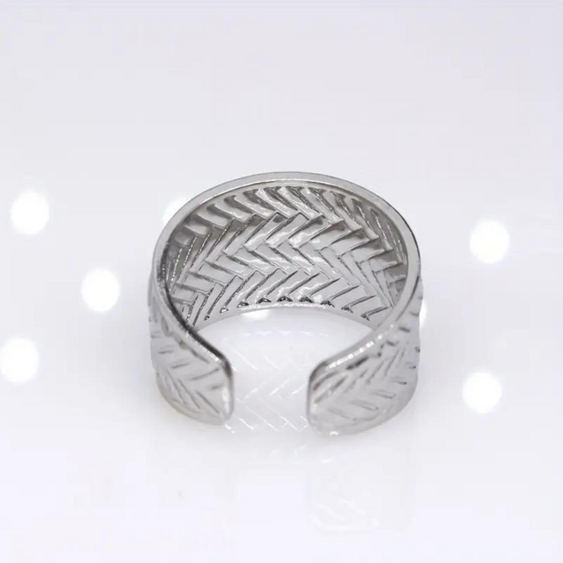 Open silver ring | Tara