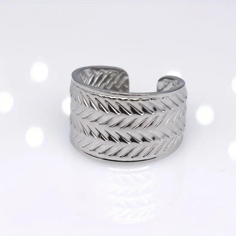 Open silver ring | Tara