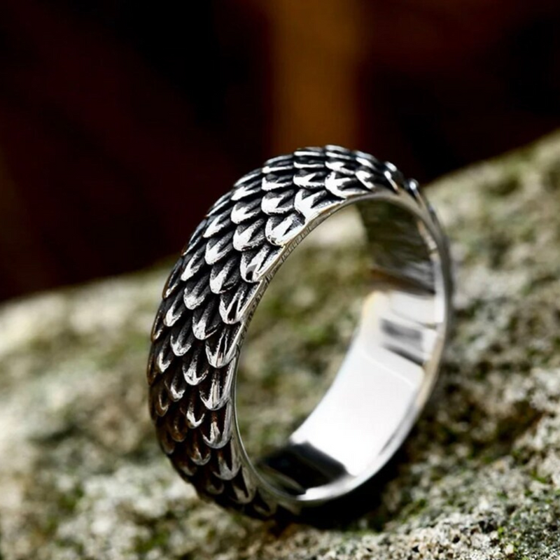 Silver ring | Dragon's tail