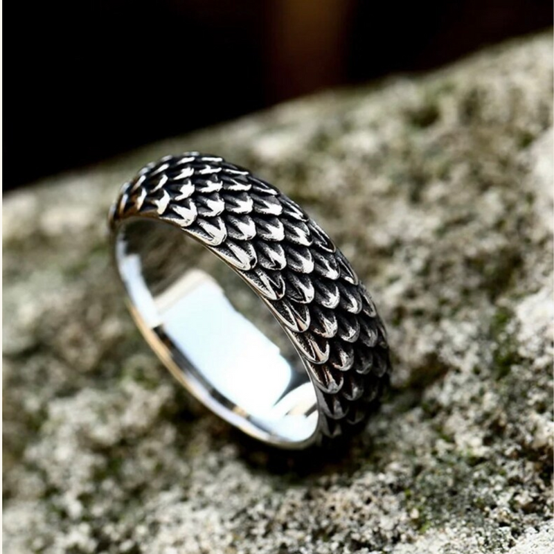Silver ring | Dragon's tail