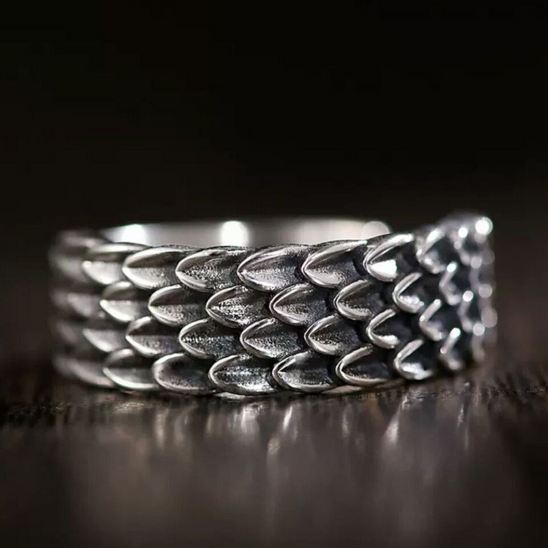 Silver ring | Dragon's tail