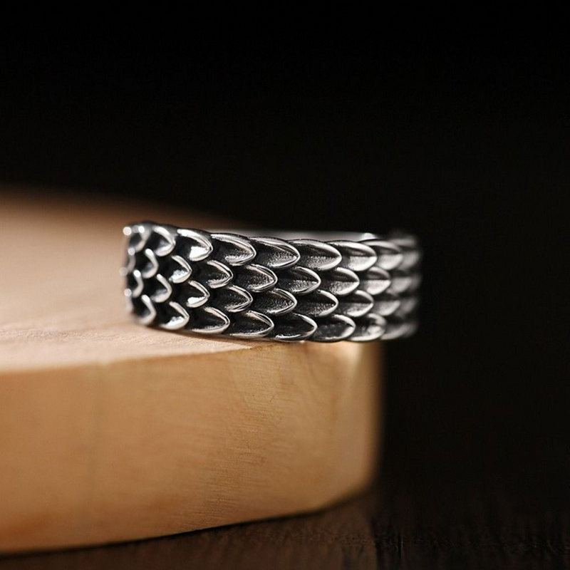 Silver ring | Dragon's tail